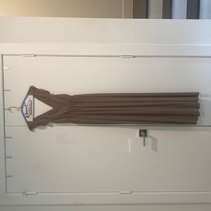 Show me your mumu taupe bridesmaids dress
